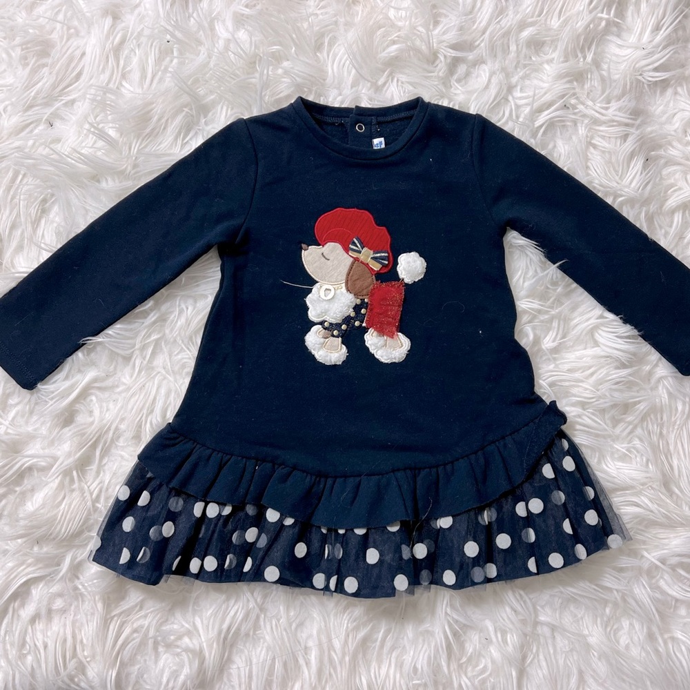 Mayoral Long Sleeve Tutu inspired Top